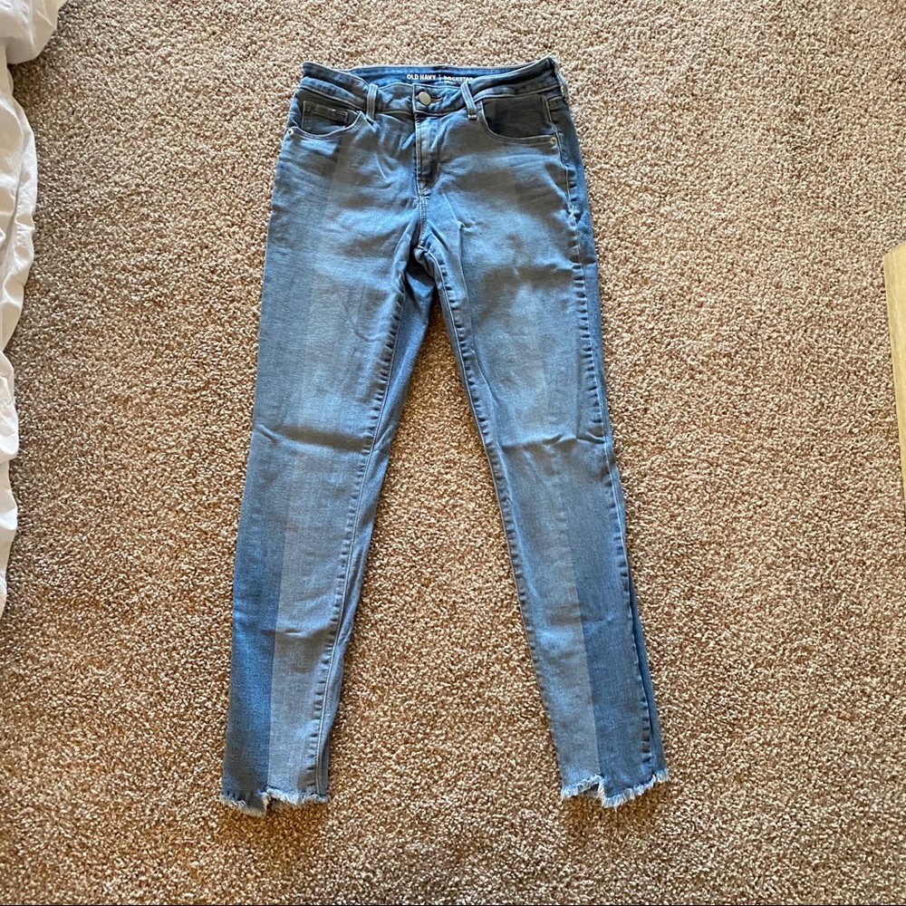 Old Navy two-tone denim